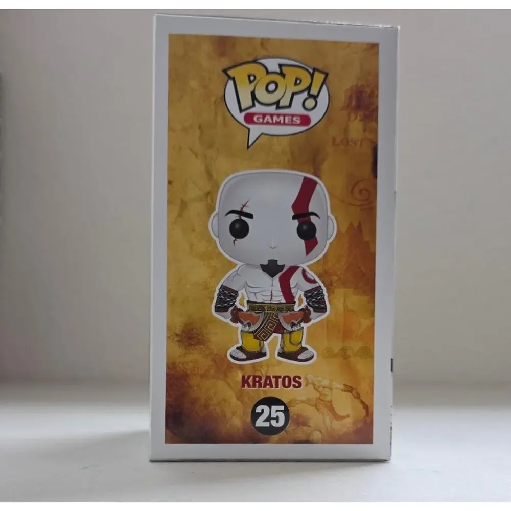 Funko POP! God of War Kratos Black #25 EB Games Exclusive Vinyl Figure - Picture 4 of 7